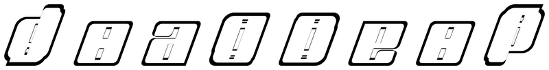 Ambigram for deadbeef in Bnjinx